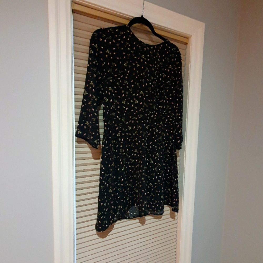 Black Floral Dress